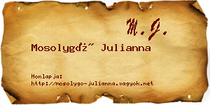 Mosolygó Julianna névjegykártya